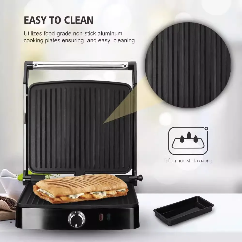European multi-functional steakhouse frying and grilling steak machine teppanyaki barbecue machine breakfast machine steak grill 2