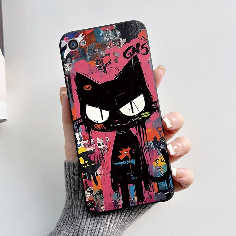 case For iphone 4 4S Case Stylish Pattern Black Soft Silicon Protective Cover For Apple iphone 4 4S iphone4 iphone4s Phone Cases 6