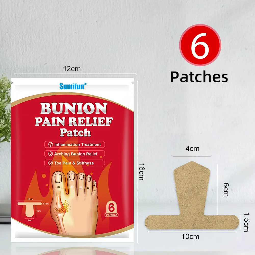 Gout Plaster Toe Bunion Hallux Valgus Pain Relief Care Stickers Finger Thumb Joint Sprain Ache Massage Plaster pain analgesic cream