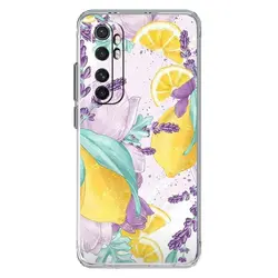Clear TPU Phone Case with Retro Lemon Design for Mi 13T-13T Pro (B7)