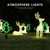 Christmas Tree Solar Lights Fluorescent Plug-in Garden Decorative Light Outdoor Waterproof Artificial Christmas Tree Decor 5