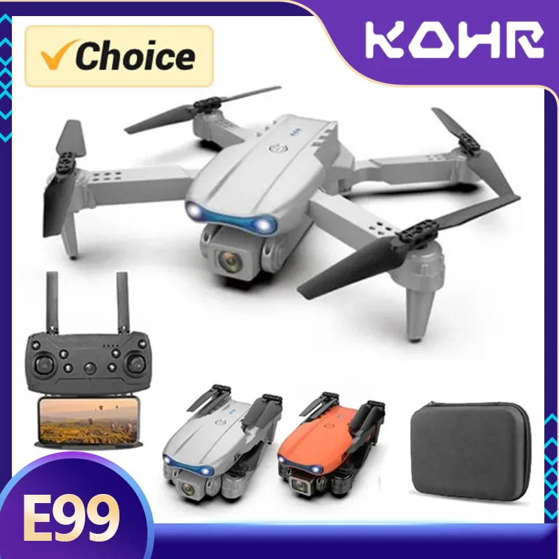 TOSR K3 E99 프로 드론, 4K 듀얼 HD 카메라, 전문가용 접이식 쿼드콥터, 장애물 회피 드론, RC 헬리콥터, RC 장난감