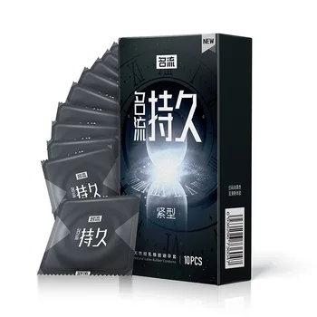 10PCS Thicken Condom 49mm Tight Penis Sleeves Long Lasting Ultra Thin Safer Condoms Contraception Adult Sex Toys For Men 18+ 1
