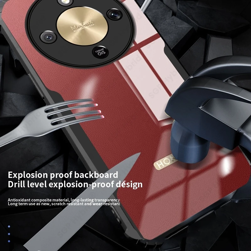 حافظة شفافة من الأكريليك لهاتف Honor X9d HonorX9d...