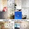 MCDFL Nordic Wall Clock Decor for Home Living Room Kitchen D Panel Self Adhesive Interior House Deco Design Exsuryse Decoration 6
