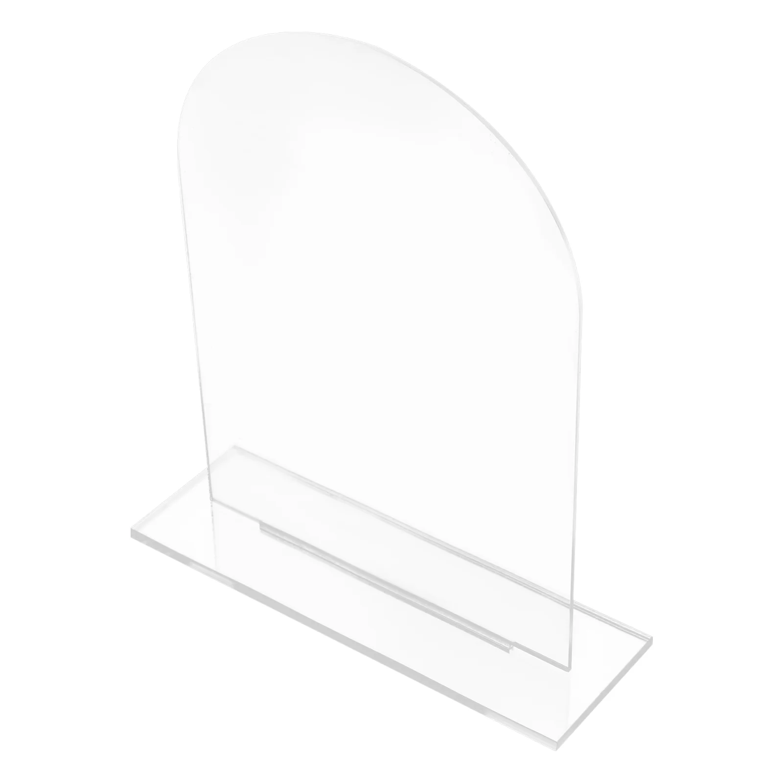 

5pcs Tabletop Blank Signs Wedding Seating Display Sings Acrylic Signs with Base