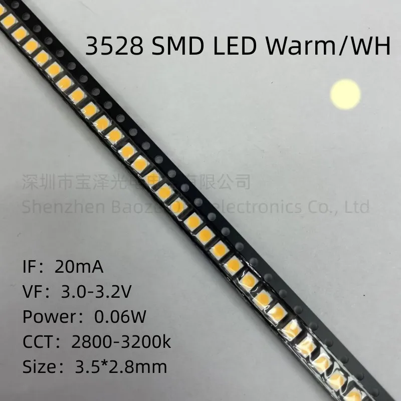 รูปสินค้า LED หลากสี 100 ชิ้น สำหรับงานไฟฟ้า