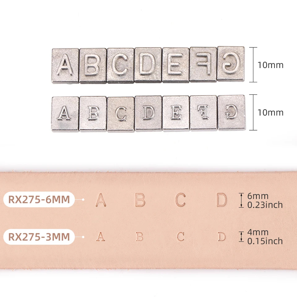 新品未使用　manual alphabet size 1 36Pcs/set Alphabet Letters & Number Stampers Set 3mm/6mm