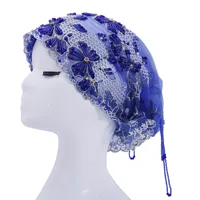 Luxury Tassel Beads Underscarf Women Muslim Hijab Wedding Party Headscarf Beanies Bonnet Ninja Inner Hat Chemo Cap Headwear New