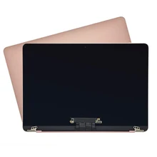 Ensemble écran LCD pour macbook retina, accessoire pour ordinateur, 12 pouces, modèle A1534, couleur grise, or, argent, collection 2015, 2016
