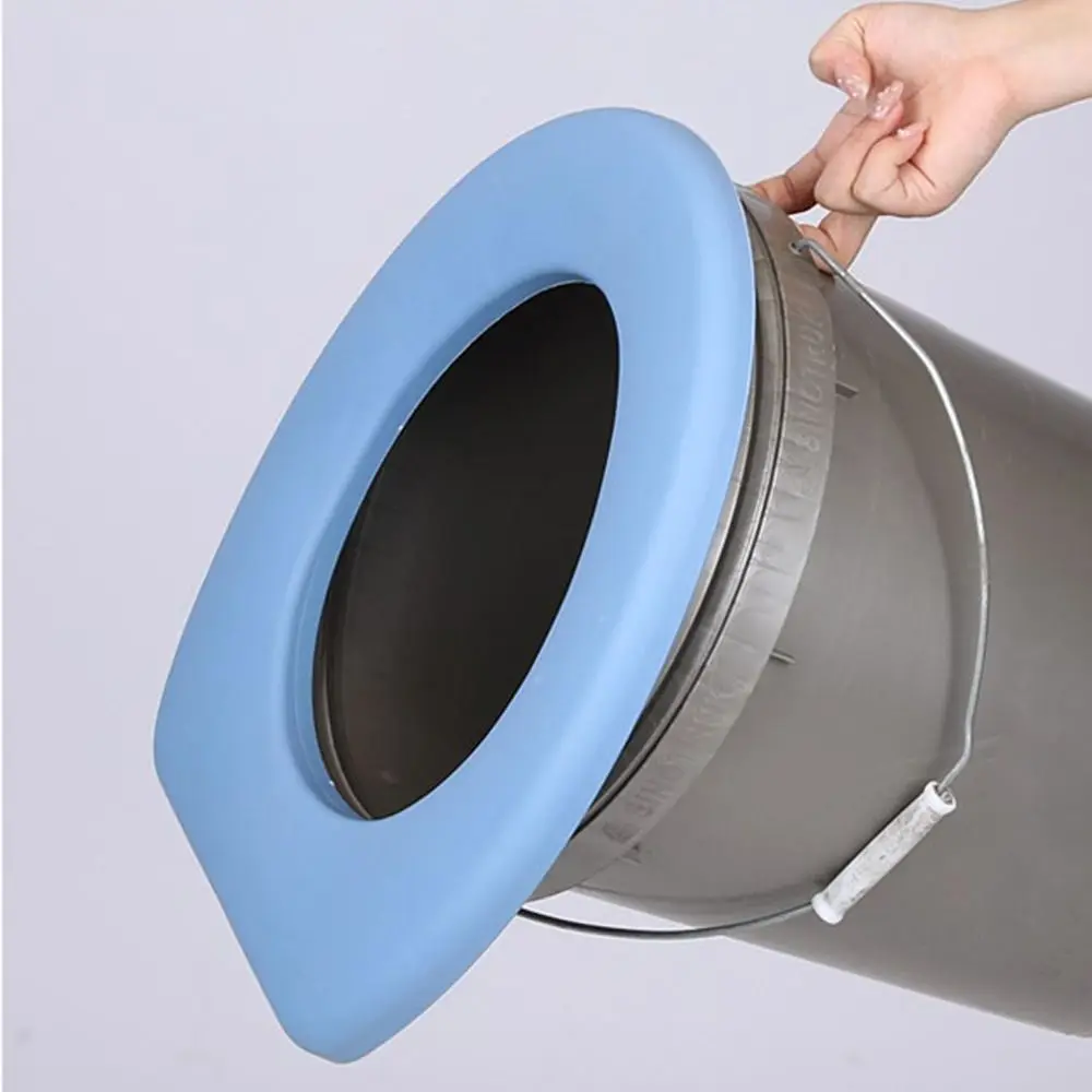 Portable Plastic Toilet Seat Lid Potty Seat Removable Movable Toilet Lid Camping Bucket Seats Home Outdoor Accessory Durable 2