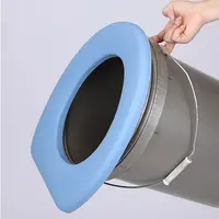 Portable Plastic Toilet Seat Lid Potty Seat Removable Movable Toilet Lid Camping Bucket Seats Home Outdoor Accessory Durable 2