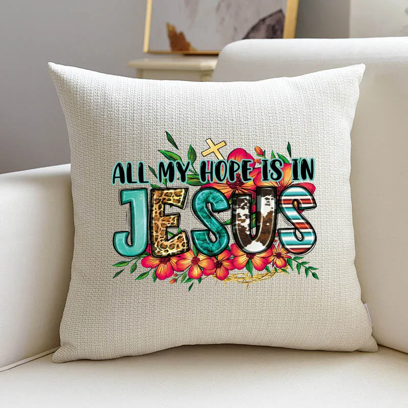 Jesus DTF Printing Heat transfers for Clothing Jerseys DIY Christian Faith Iron-on Stickers Printed Pattern For T-Shirts
