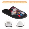 Custom Halloween Clown Horror Movie Terrifier House Slippers Soft Warm Memory Foam Fluffy Slipper Indoor Outdoor Shoes 3