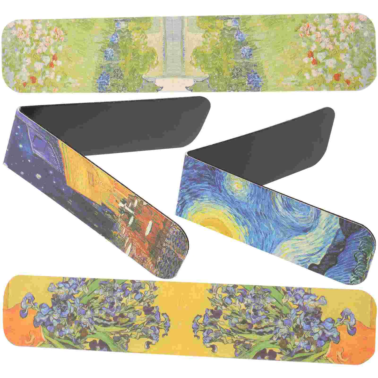 

4Pcs Magnetic Bookmarks Decorative Book Page Markers Small Magnetic Reading Book Markers Gift