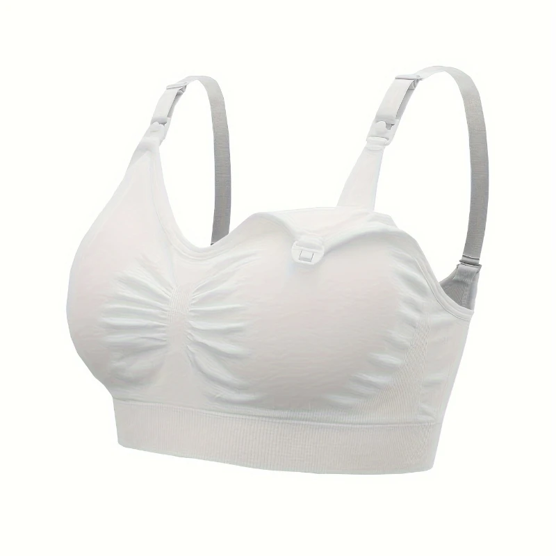 5 Pcs Plus Size Nursing Bra Breathable Women Breastfeeding Underwear Seamless Maternity Bra Push Up