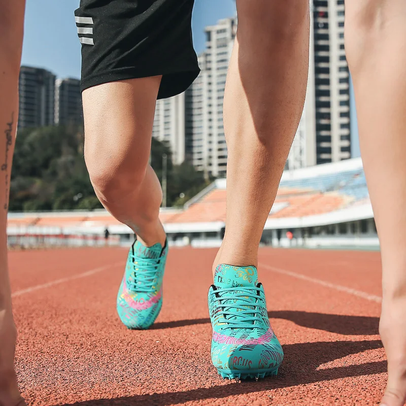 Professional Spikes Running Shoes for Men and Women, Track and Field Shoes, Lightweight, Soft, Running sneakers