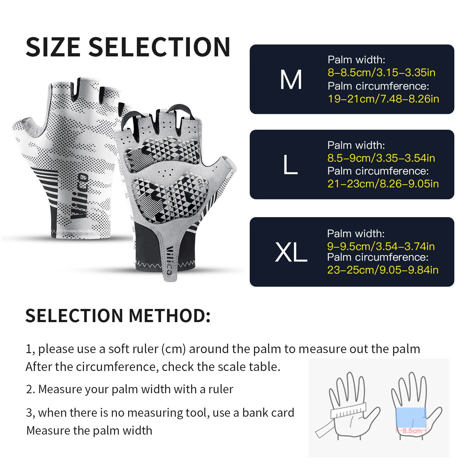 Cycling Gloves Half Finger Summer Men Women MTB Gloves Shock-absorption Mountain Bike Sports Gloves Cycling Accessories