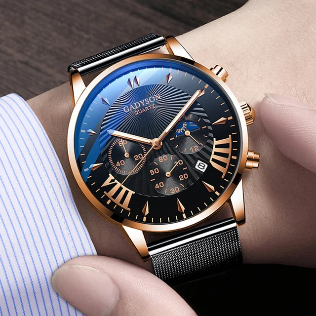 Men Watches Luxury Famous Brand Men Stainless Steel 1