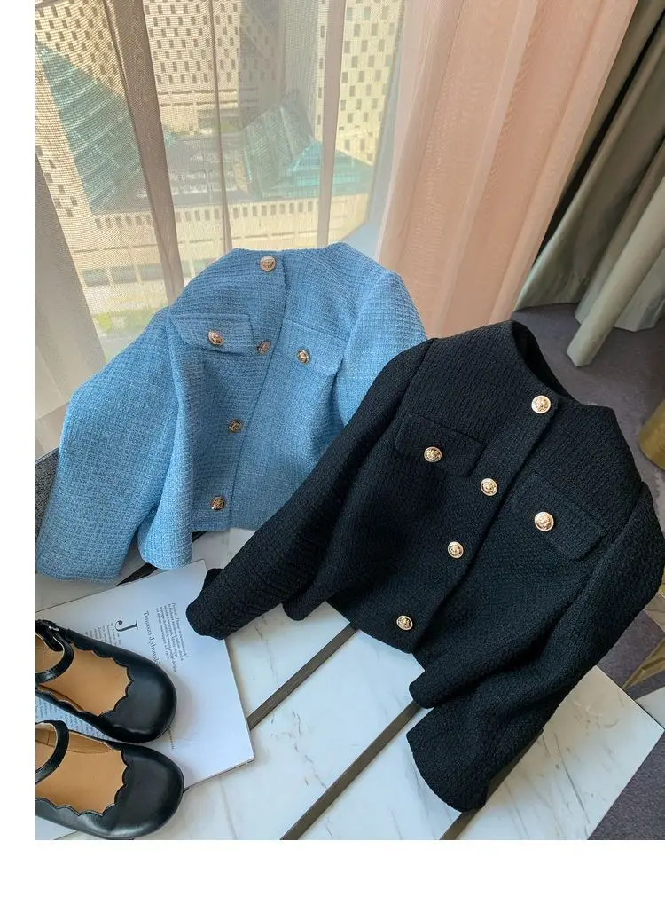 Girls Spring Autumn Clothing Cardigan Jackets Elegant Girl Kids Children Birthday Princess Jacket Trench Coats Girls Overwear - 6