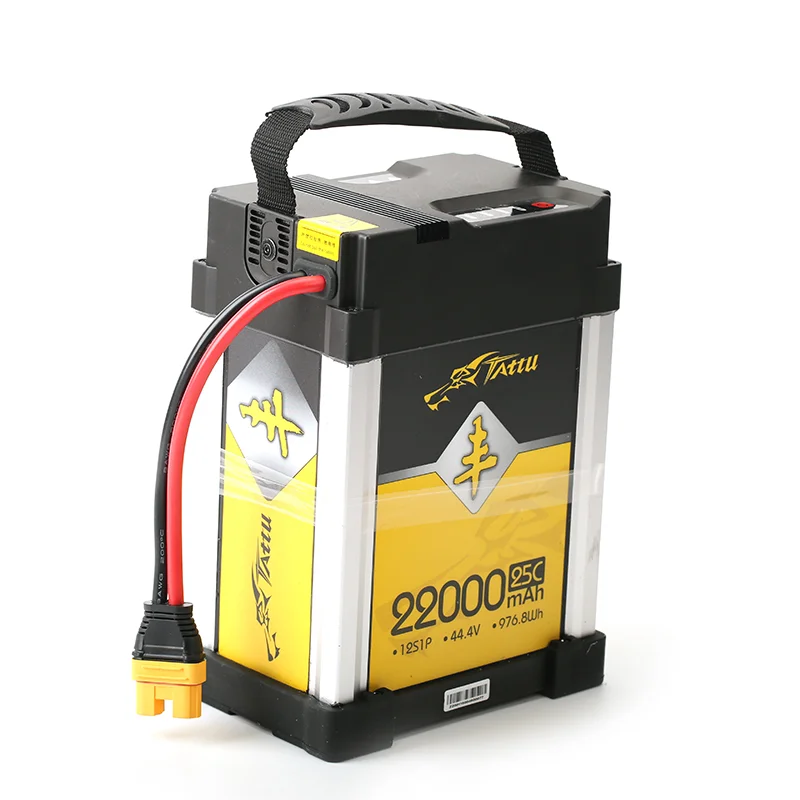 

Новый 2021 TATTU 22000mah PRO 25C 50,4 V 12S 14S Интеллектуальный аккумулятор lipo с AS150U вилкой для дрона