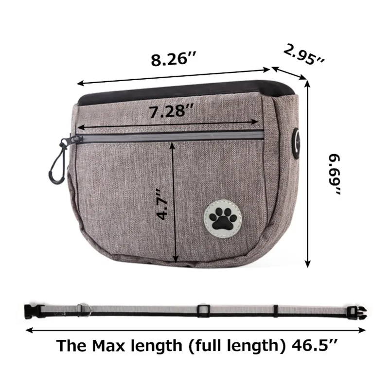Pet Snack Bag Dog Walking Artifact Pet Training Waist Bag Dog Training Snack for Outings