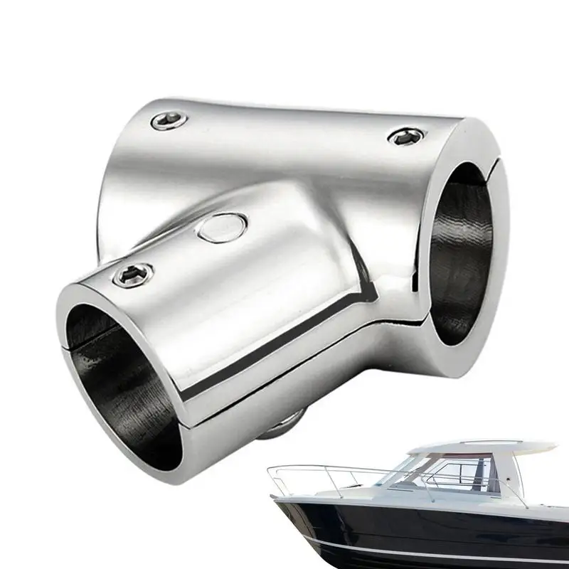 Marine Hardware for Boats 316 Stainless Steel Boats Railing 60/ 90 Degrees T/Tee Oxidation Resisting Detachable Polished Deck custom high quality detachable stainless steel jewelry watch sunglasses glass display cabinet showcases for sale