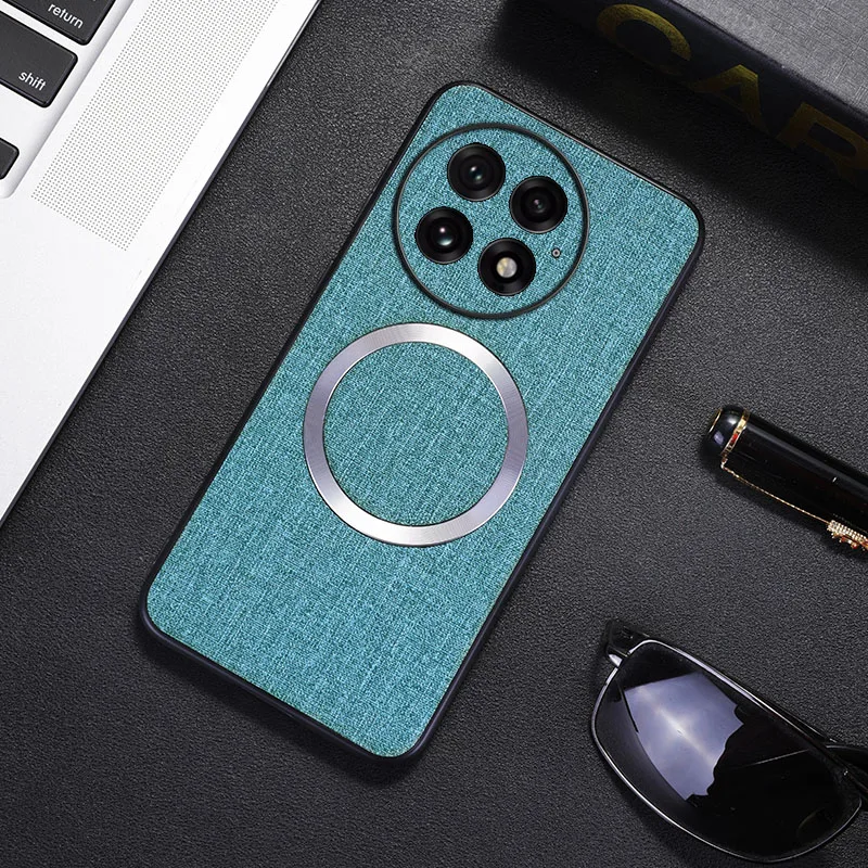 Magsafe Clothing Design Anti-Shock PU Leather Hard Case, Magnetic Attachment
