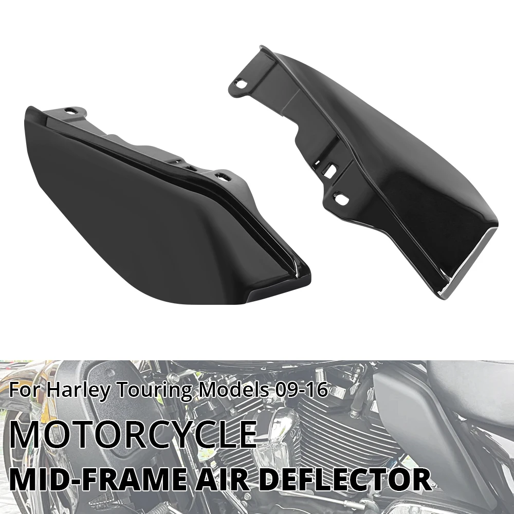 

For Harley Touring Electra Street Glide CVO Ultra Road King 2009-2016 Motorcycle Mid-Frame Air Deflector Heat Shield Cover Guard