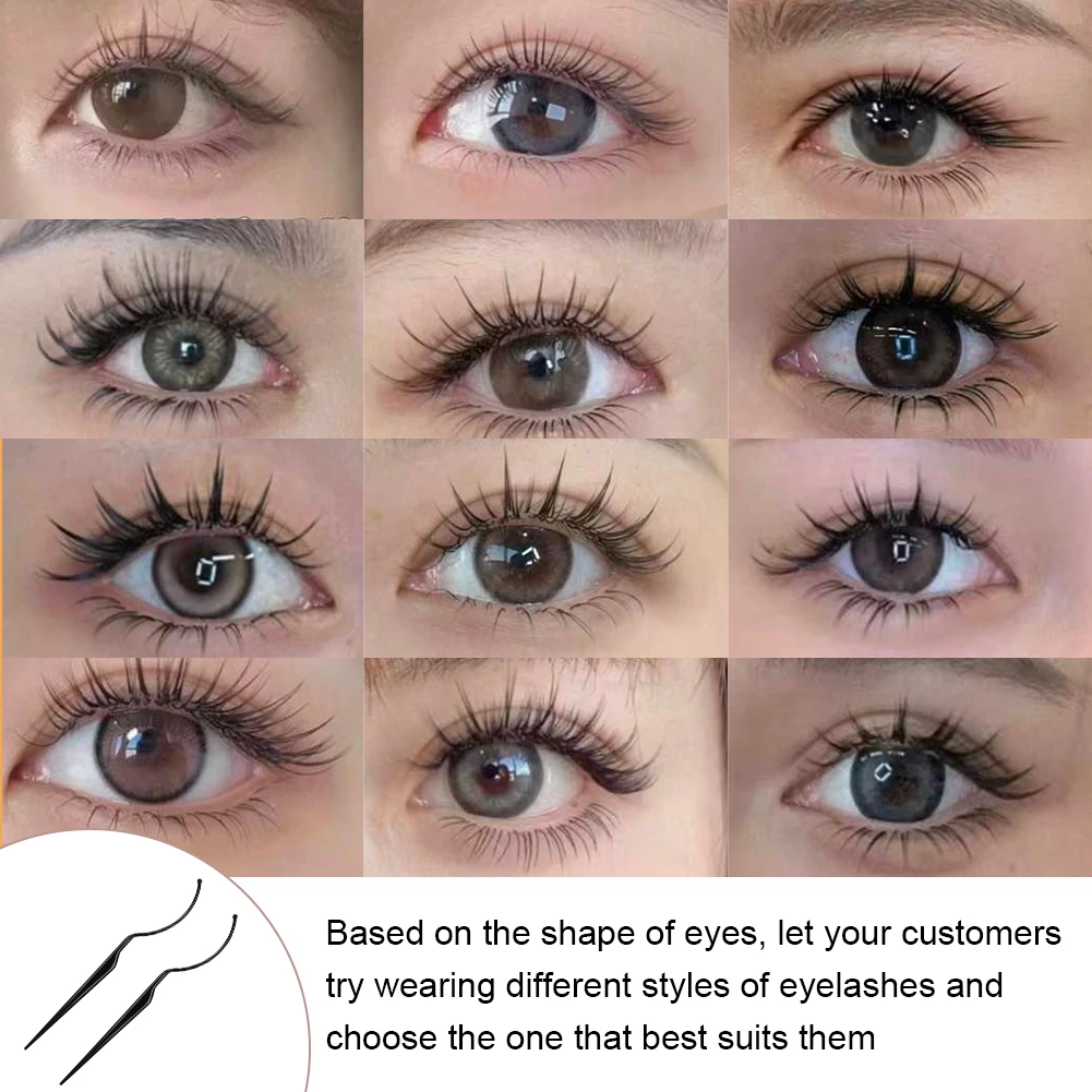가짜 속눈썹 디스플레이 스틱, 속눈썹 보조 스틱, 속눈썹 연장 디스플레이 스틱, 속눈썹 살롱 액세서리, 4 개