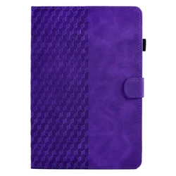 Luxury Stand Wallet Case for 10.1 Tablet - Premium Protective Cover (Purple)
