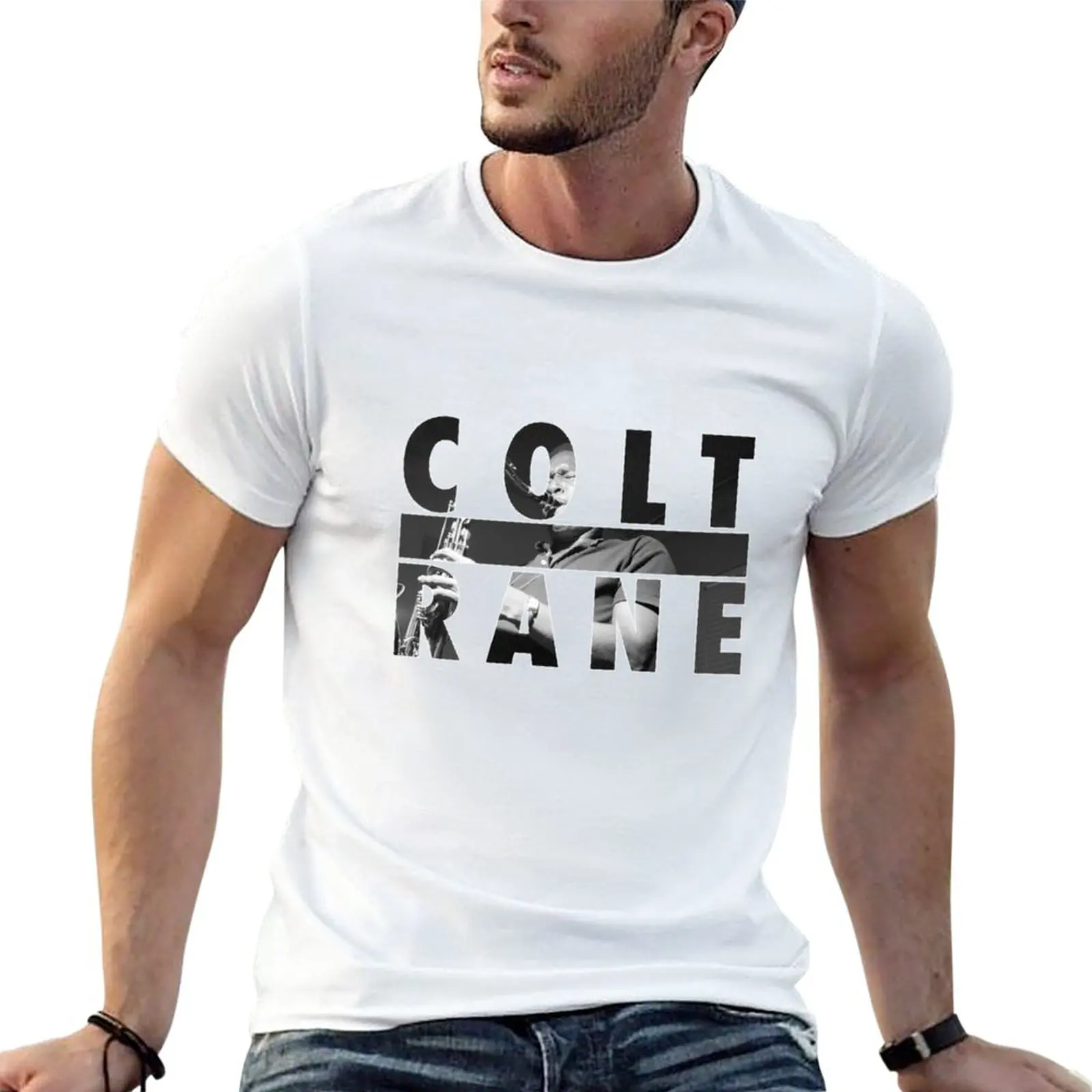 

John Coltrane T-Shirt Blouse customs design your own oversizeds mens vintage t shirts