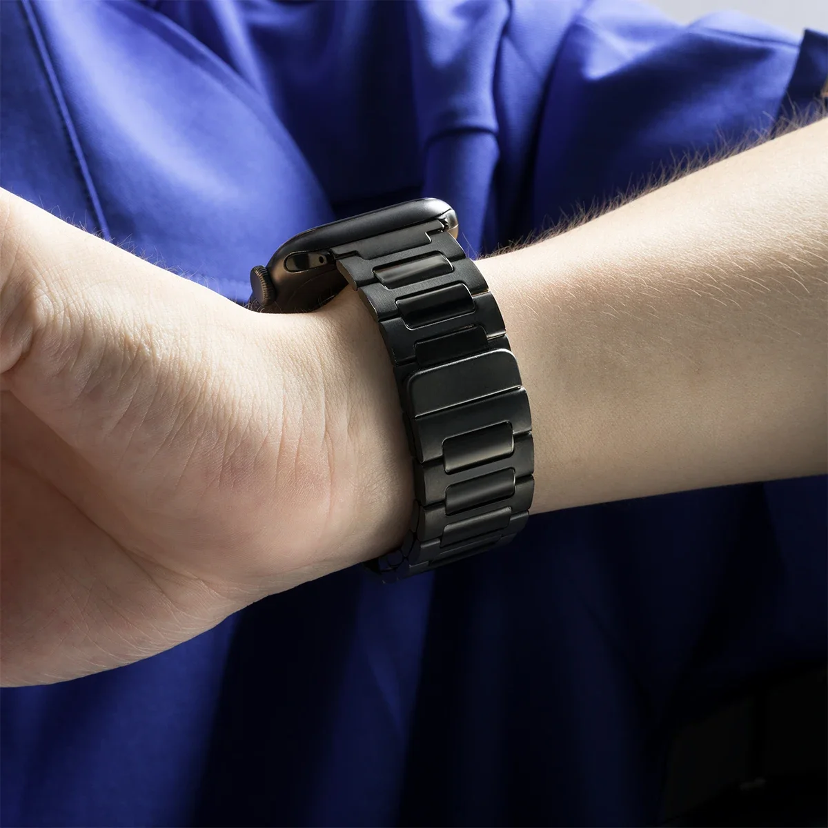 Sleek Stainless Steel Magnetic Bracelet