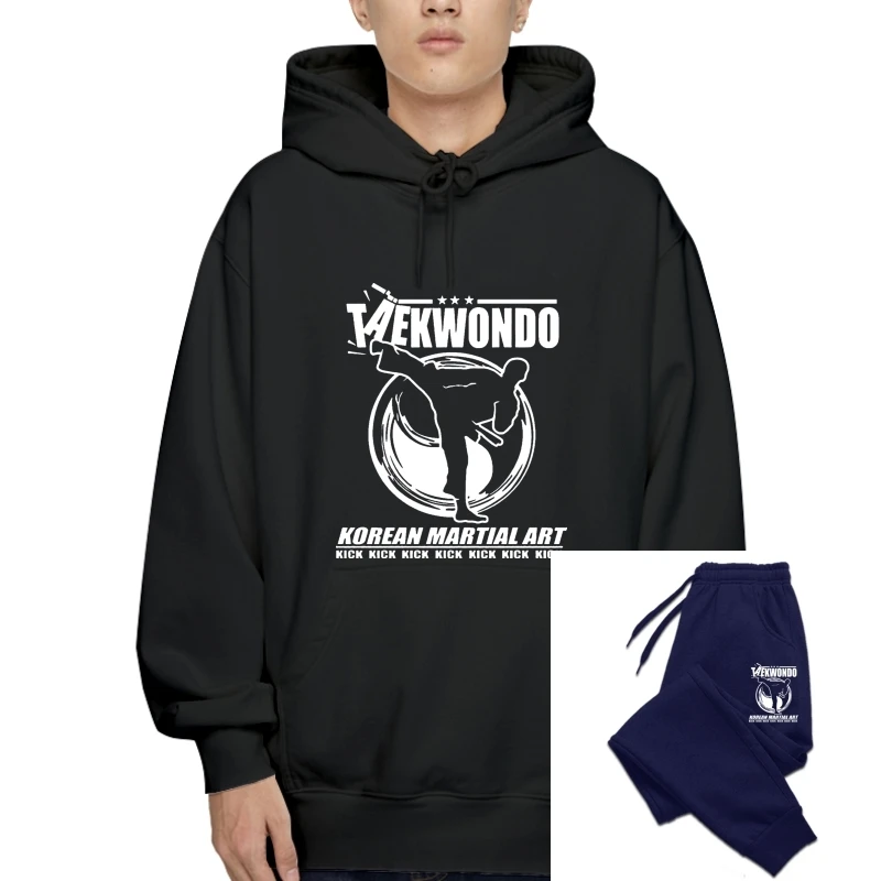 

Taekwondo Tae Kwon-Do Korean Martial Arts Kick Black Mma Fighting Men's T-Hoodies Summer Style Fashion Casual Novelty Pullovers