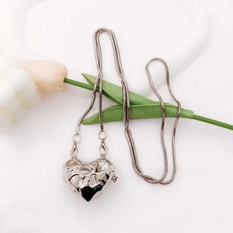 Metal Love Bag Mini Lipstick Bag Chain Crossbody Shoulder Bags Handbag Purse Waist Bags Women Makeup Jewelry Bolsa