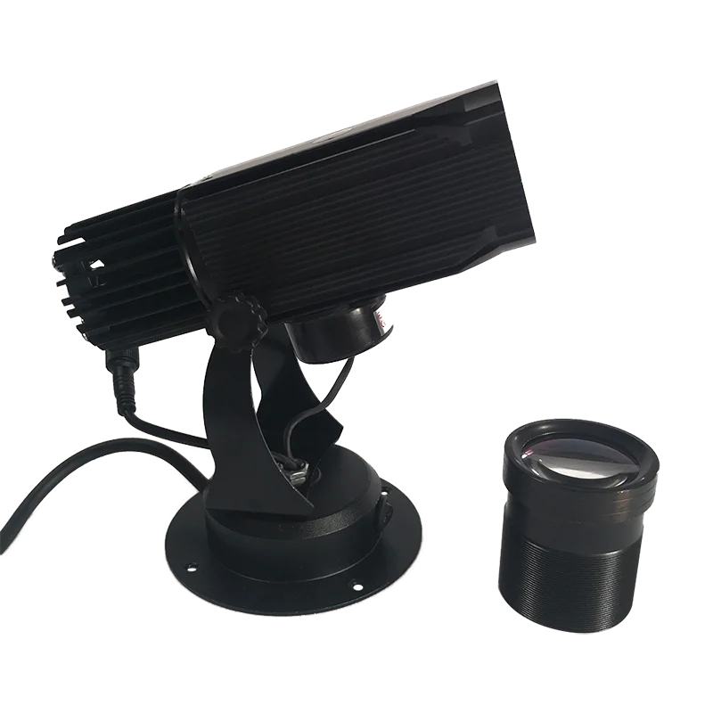 LED Projector 15W 30W 40W 60W Advertising Projector Light Custom Logo Indoor Use Static Rotate Remote Control Track Embedded Install