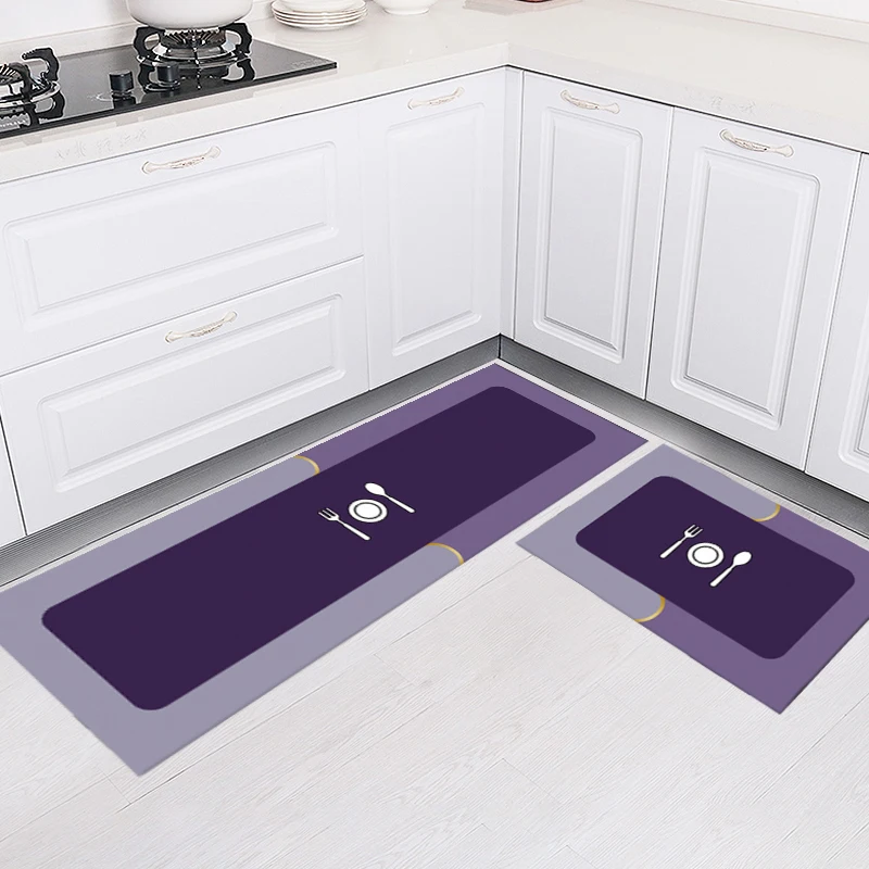 Kitchen Floor Mat Non Slip Bathroom Carpet Oil proof Kitchen Entrance