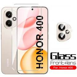 2 - in - 1 Protective Tempered Glass Screen and Camera Protector - Honor 400 (2IN1 1 Glass 1 Lens)
