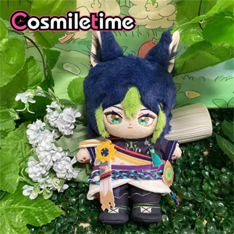 

Anime Genshin Impact Tighnari 20cm Plush Doll Dress up Toy Plushie Cosplay Children's Toy For Girl Figure Anime Xmas Gifts