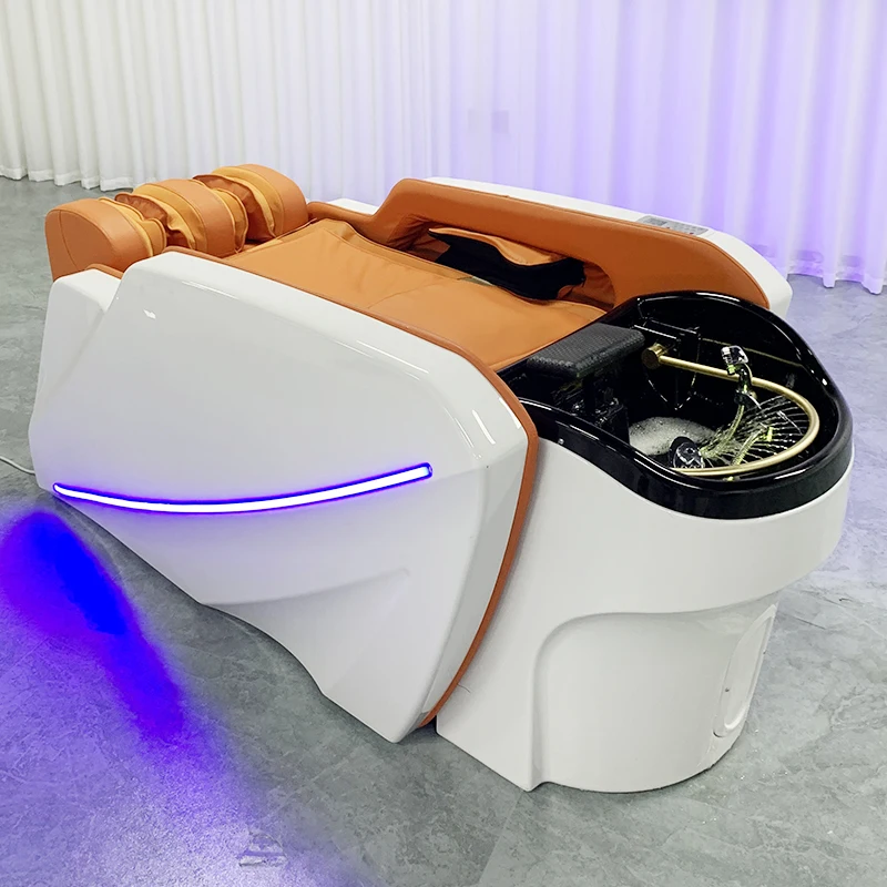 Massaggio Shampo Chair Therapy Stylist Head Spa Comfort Portatile Hair Wash Bed Ergonomia Lettino Massaggio Furniture Mq50Sc