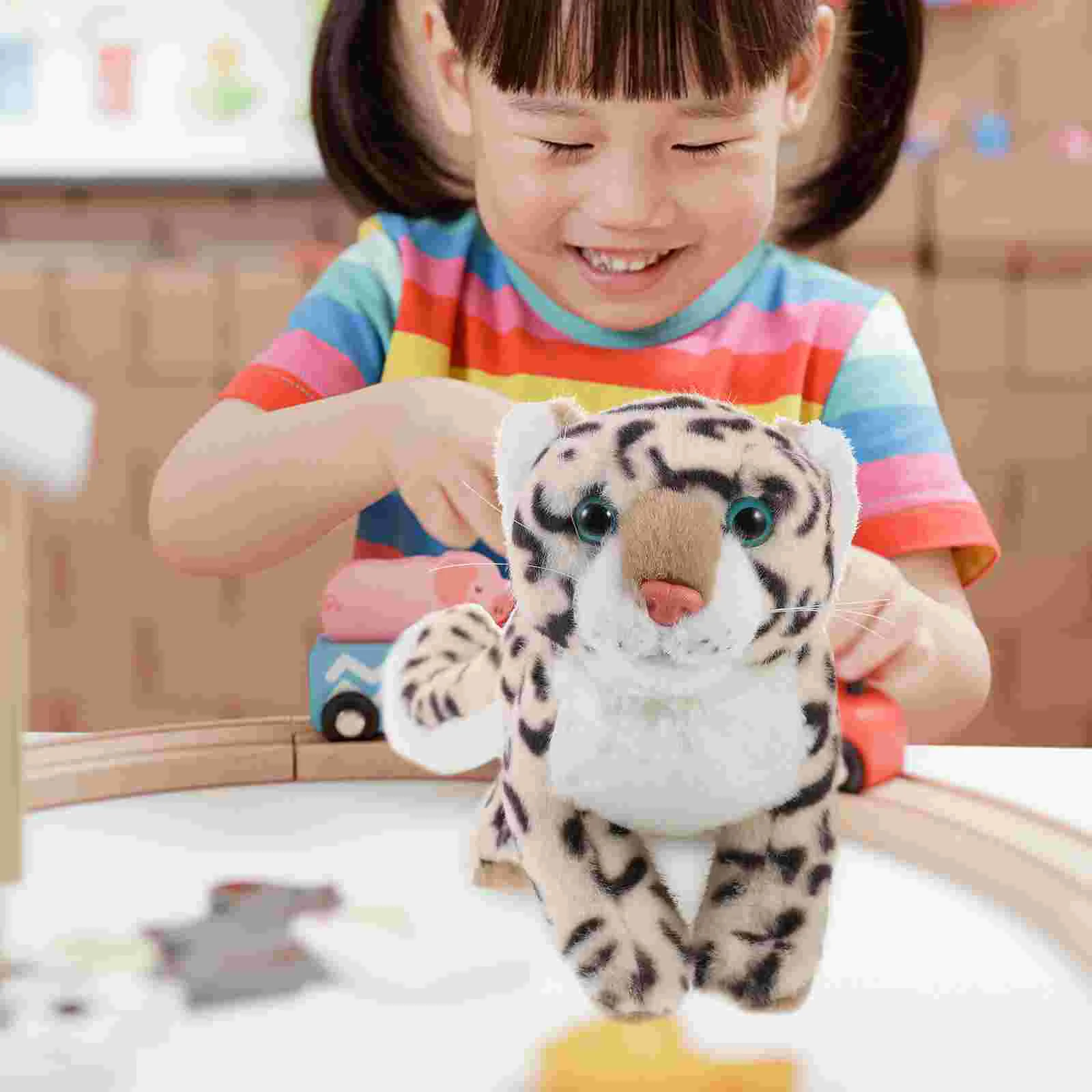 

Plush Snow Leopard Lovely Cartoon Stuffed Snow Leopard Plush Toy Cute Plush Stuffed Animal