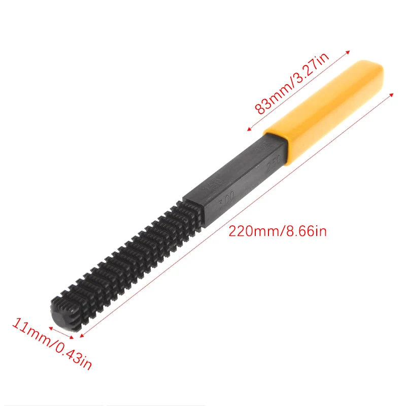 스레드 수리 파일 메트릭 스레드 복원, 손상된 스레드 청소, 0.75-3mm 피치 금속 하드웨어, DIY 수공구