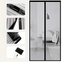 1PCSAnti-Mosquito Net Summer Automatic Closing Magnetic Mosquito Net Invisible Door Mesh Anti Bug Fly Partition Curtain 2