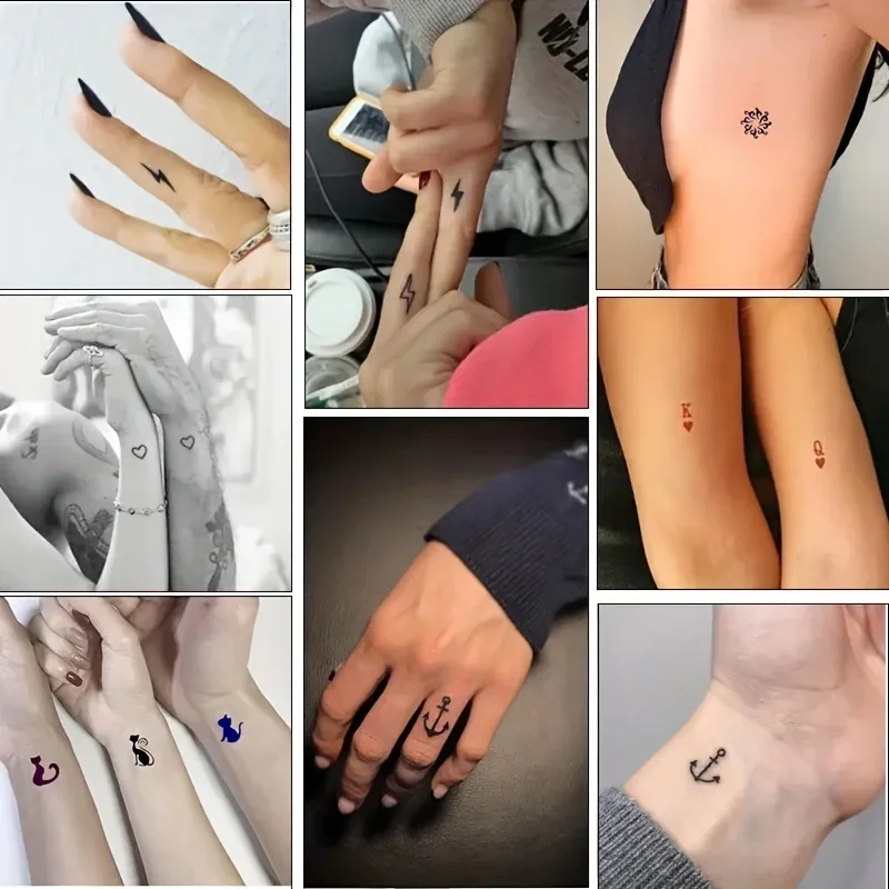 Resuable Henna Tattoo Stencil Kit Cat Heart Unicon Glitter Tattoo Stencil for Kids Girls Boys Airbrush Schablone 5-99pcs henna tattoo stencils