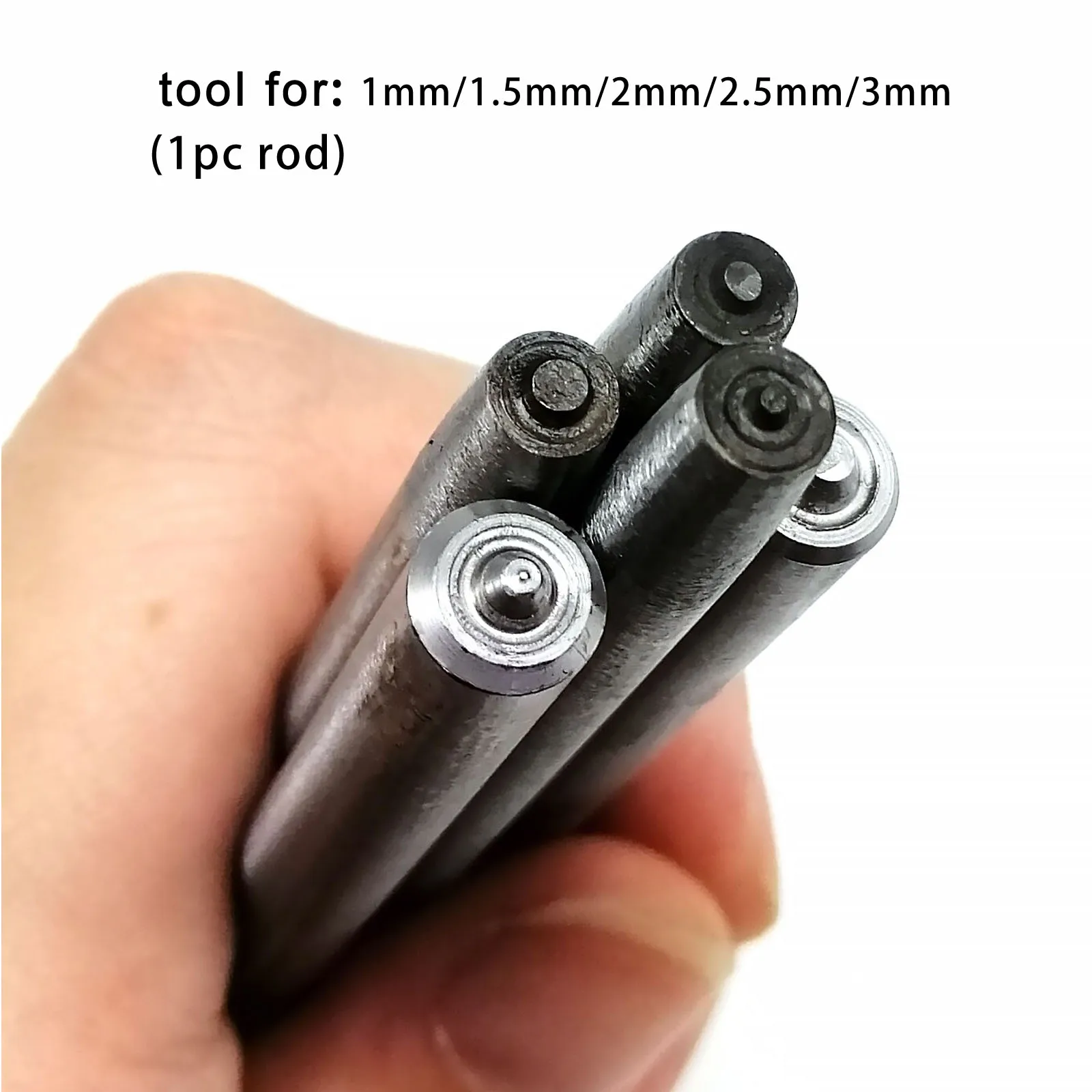 Punch Tool for 1mm to 20mm Inside Diameter Metal Eyelets Grommet Mold Ring Air Hole Rivet Installation DIY Steel leather hole punch leather puncher