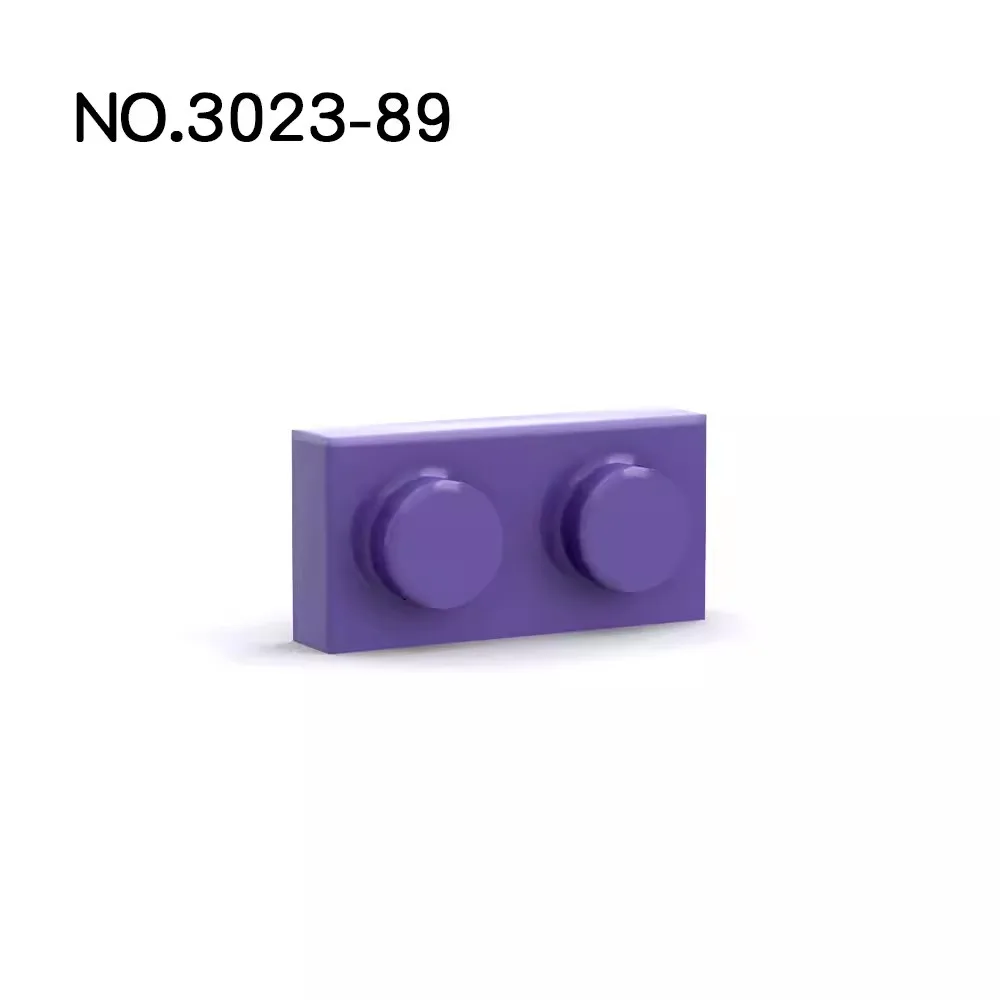 50 Stück MOC 3023 Platte 1 x 2 High-Tech-kompatible Steine DIY Assmble Bausteine Partikel Gehirn Spielzeug Geschenk Kind Puzzle – Detail 3