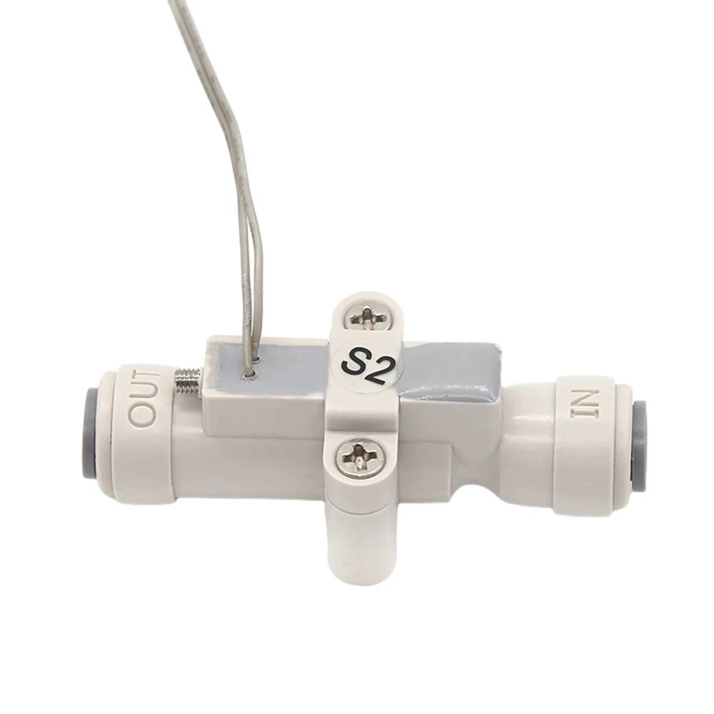 ZJMFS-S2 Low Flow Water Flow Switch Sensor Quick Connect Normally Open Rotary Pa