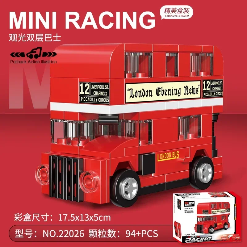 Racing Car & Vehicle Building Block Set