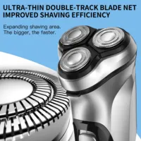 ENCHEN Blackstone Electrical Rotary Shaver for Men 3D Floating Blade Washable Type-C USB Rechargeable Shaving Beard Machine 3