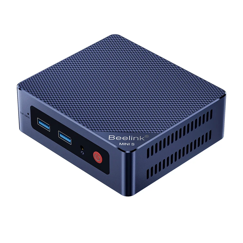 Beelink Mini S12 Mini PC, 12th Intel Alder Lake-N95 (up to 3.4GHz), 16GB  DDR4 500GB PCIe x1 SSD, Mini Desktop Computer Support 4K Dual Display/WiFi